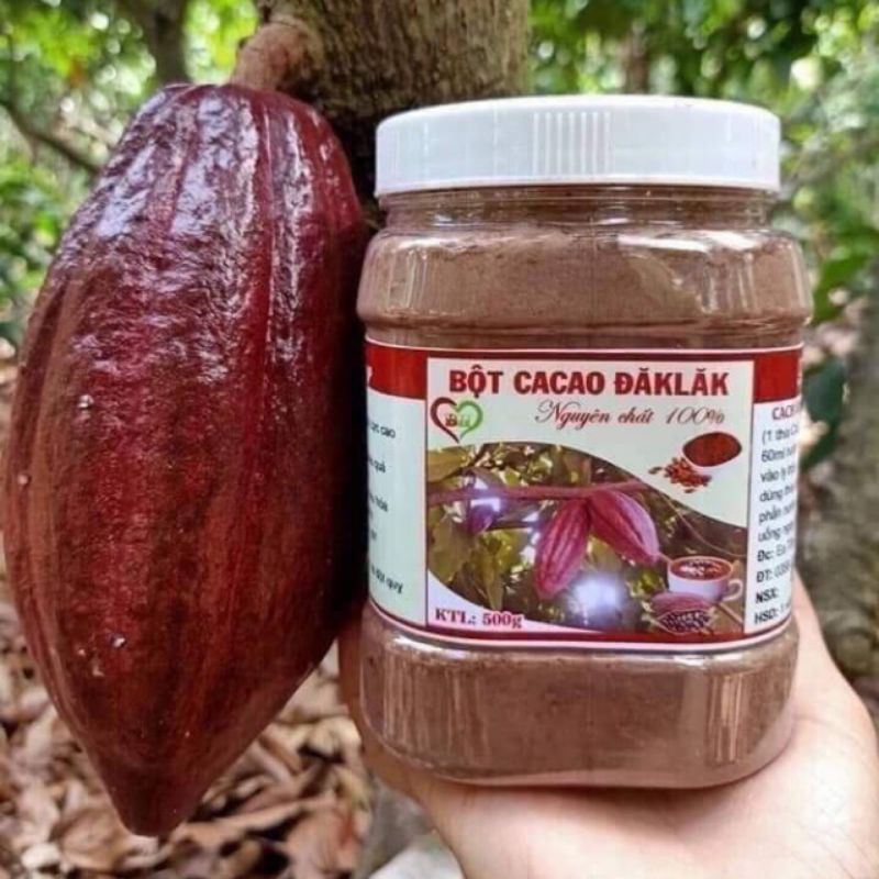 Bột Cacao nguyên chất thơm ngon 500gr