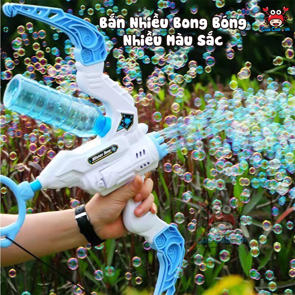 Cung bắn bong bóng, cung tên bắn nước đồ chơi ngoài trời mẫu súng nước bắn bong bóng cỡ lớn cho bé vui chơi vận động