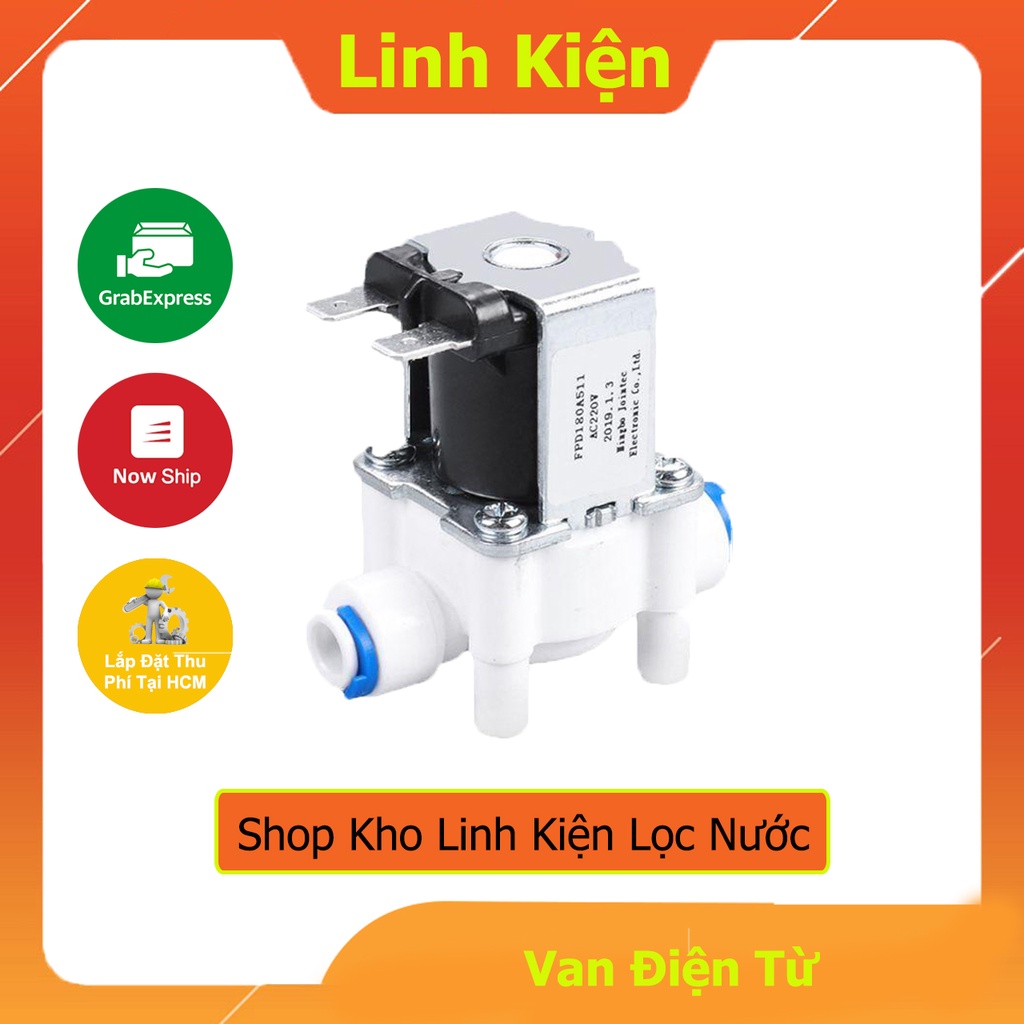 Van điện từ 24V - 36V máy lọc nước RO nối nhanh