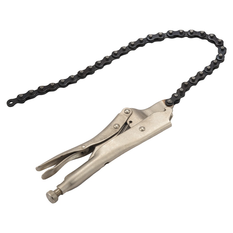 10 inch Chuỗi Vise Kẹp Kìm Khóa Tay Cầm Cờ lê Ống lọc dầu 16,5 inch Chiều dài chuỗi