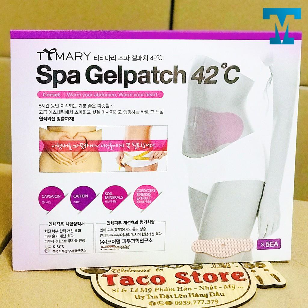 Miếng dán tan mỡ Spa gel patch 42 độ c chính hãng