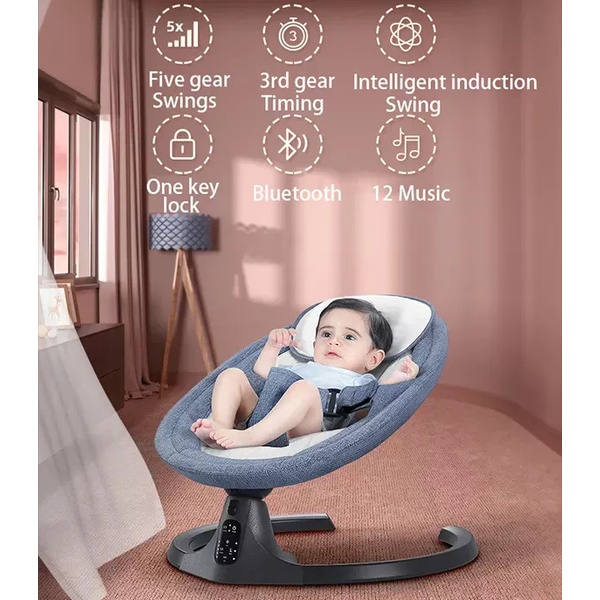 NÔI ĐIỆN TỰ ĐỘNG CAYABE BABY SWING MÀU HỒNG