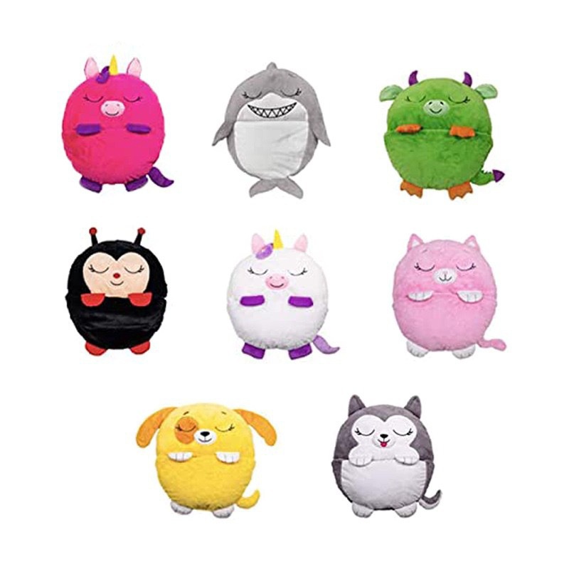 Túi Ngủ Du Lịch Ngoài Trời Chống Đá Họa Tiết Hoạt Hình Cho Bé