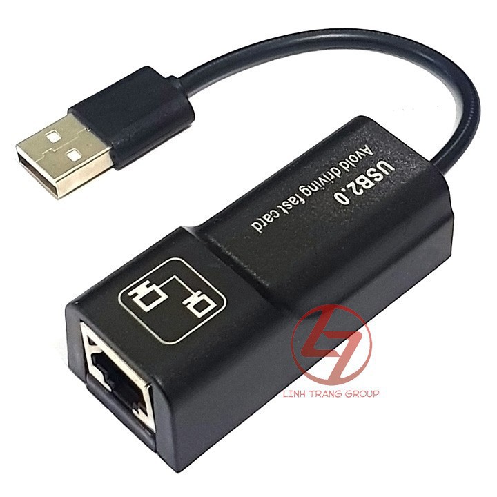 Cáp chuyển đổi USB 3.0-2.0 sang LAN (Ethernet) PK27