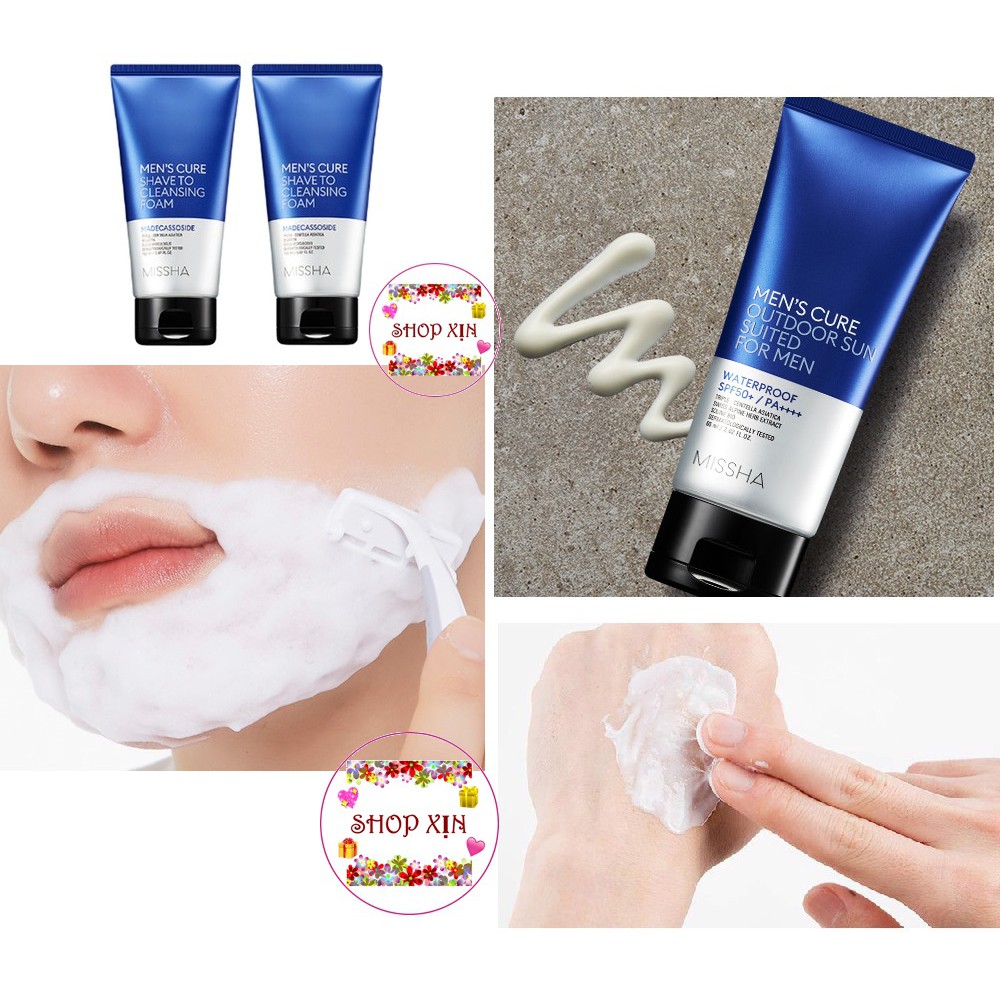Sữa rửa mặt dành cho nam Missha Men's Cure Shave To Cleansing Foam