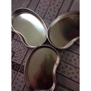 khay inox hình hạt đậu spa thẫm mỹ viện
