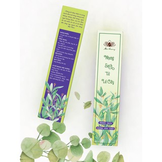Nhang Sạch Từ Lá Cây Mộc Hương dài 30cm hộp 100 cây