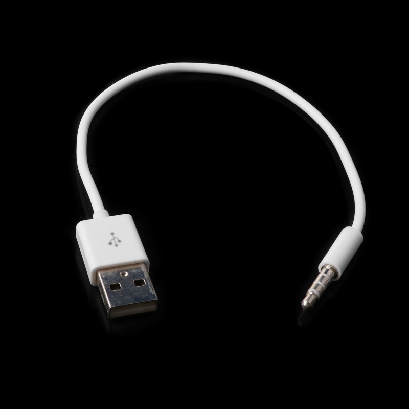 Cáp sạc đồng bộ dữ liệu USB jack cắm 3.5mm thích hợp cho Apple iPod Shuffle 2nd