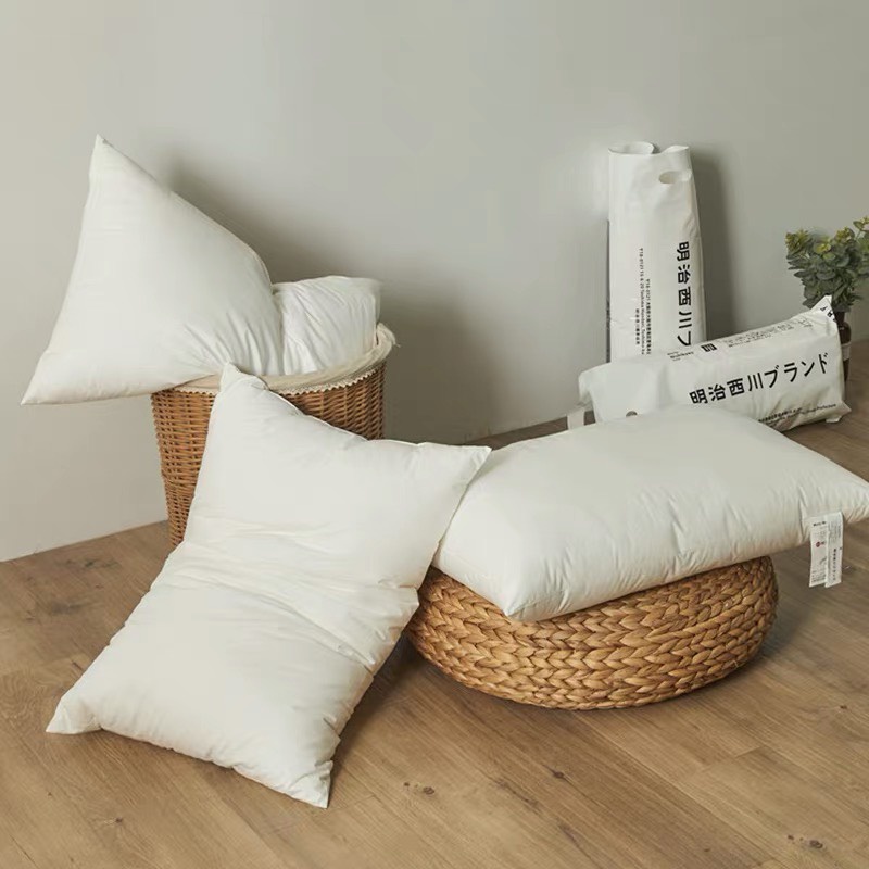 Ruột gối đầu Meji xuất nhật, chất liệu cotton mềm chống ẩm mốc gối êm mềm dễ chịu độ cao 5cm