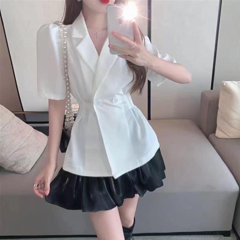 Sét Áo Vest + Chân Váy Xòe Xinh Xắn ( Kèm ảnh thật shop chụp) - YUME Y0233