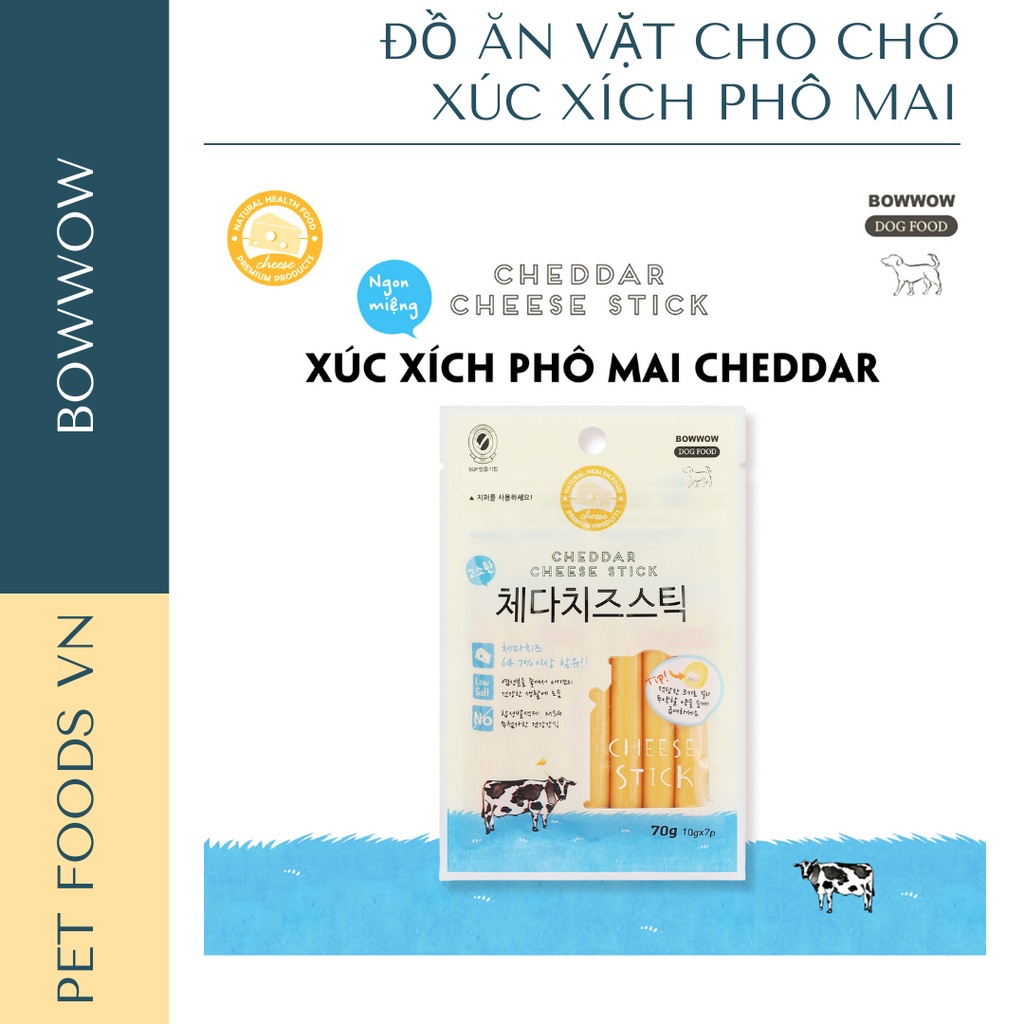 Xúc xích phô mai cho chó BOWWOW