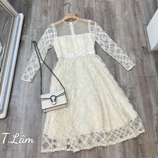 Đầm ren 2 lớp