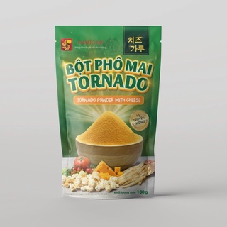 500Gr Bột Phô Mai lắc Hàn Quốc Tornado (5 gói 100g)