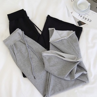 Quần culottes đen/xám