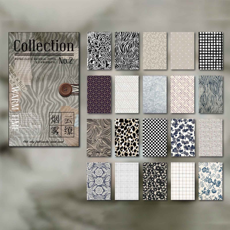 Giấy Kẻ Sọc Caro Phong Cách Cổ Điển Dùng Trang Trí Sổ Tay