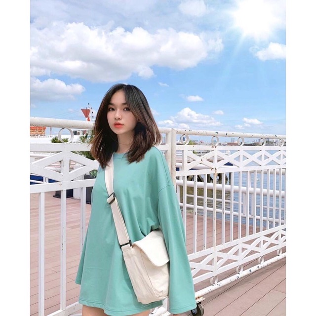 Áo thun tay dài WIND phông unisex form rộng Basic Long Tea sweater nam nữ ulzzang | BigBuy360 - bigbuy360.vn