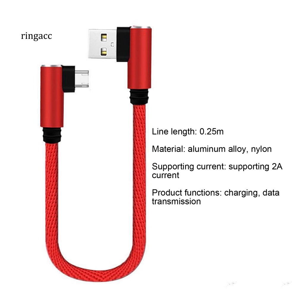 Dây Cáp Sạc Nhanh Đầu 90 Độ Type C Cho Điện Thoại Di Động