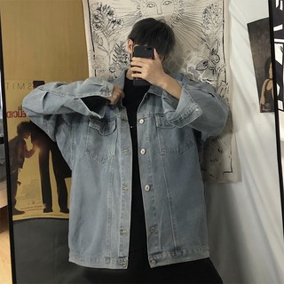 [Ỏder/ sẵn lẻ size ] Áo khoác bò dáng rộng Nam Nữ