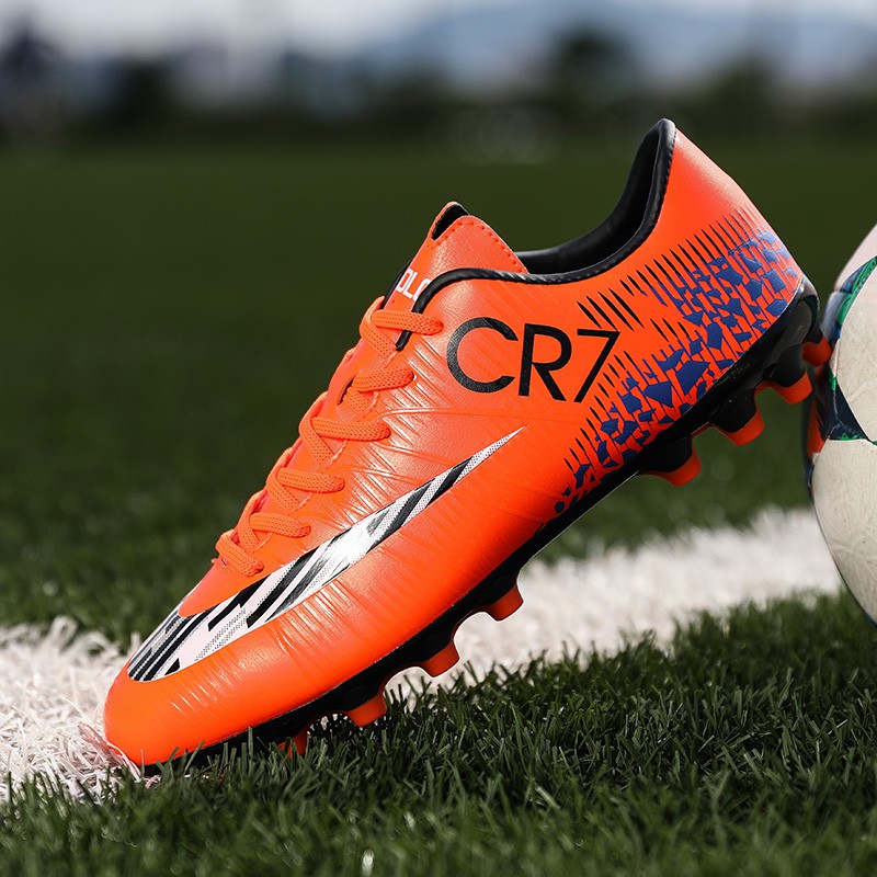 FG C Ronaldo Mercurial CR7 soccer shoes Size31-45 Giày Đá Bóng Children's soccer shoes Adult soccer shoes Football shoes