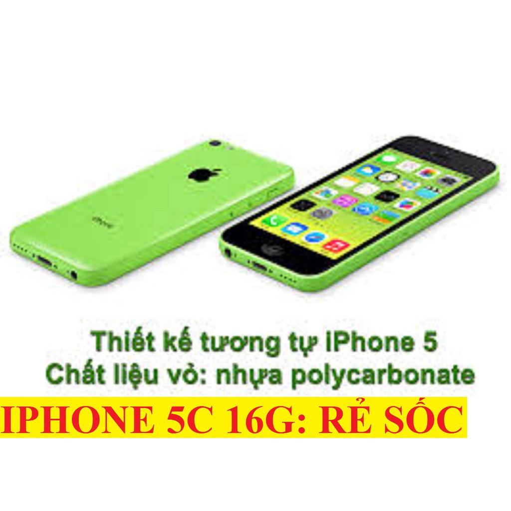 điện thoại Iphone 5C 32G mới, đủ màu, Full Chức năng