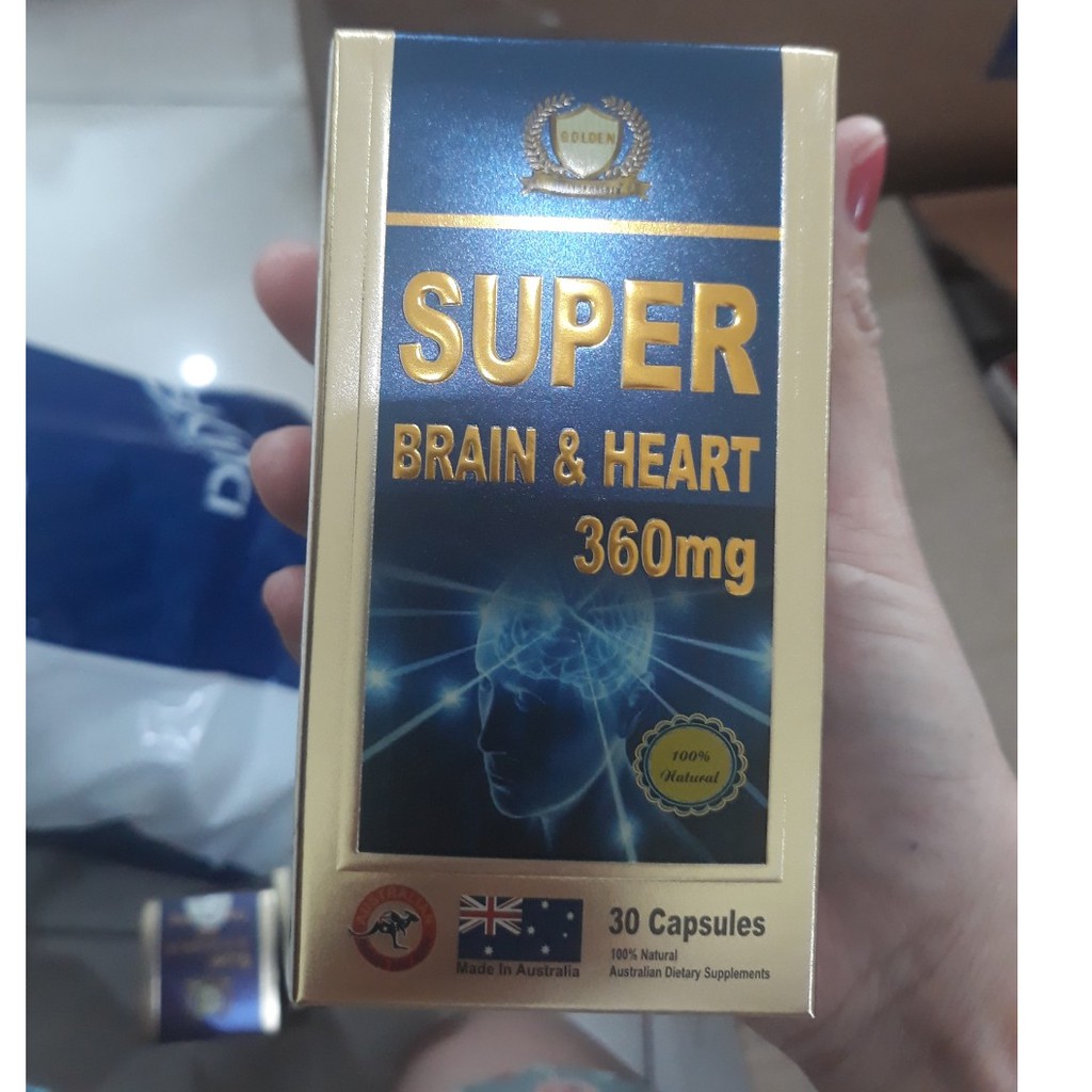 Viên Uống Bổ Não Super Brain & Heart Hộp 30 Viên
