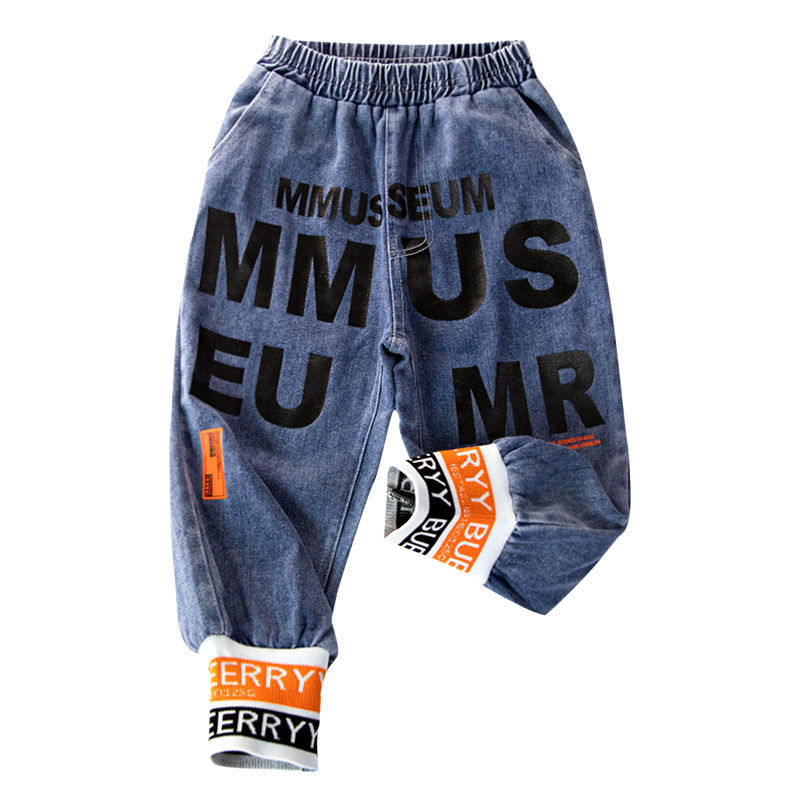 Quần dài lưng thun phối túi phong cách Hàn Quốc cho bé trai