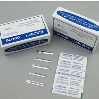 Kim chích mụn hộp 200 chiếc lancets