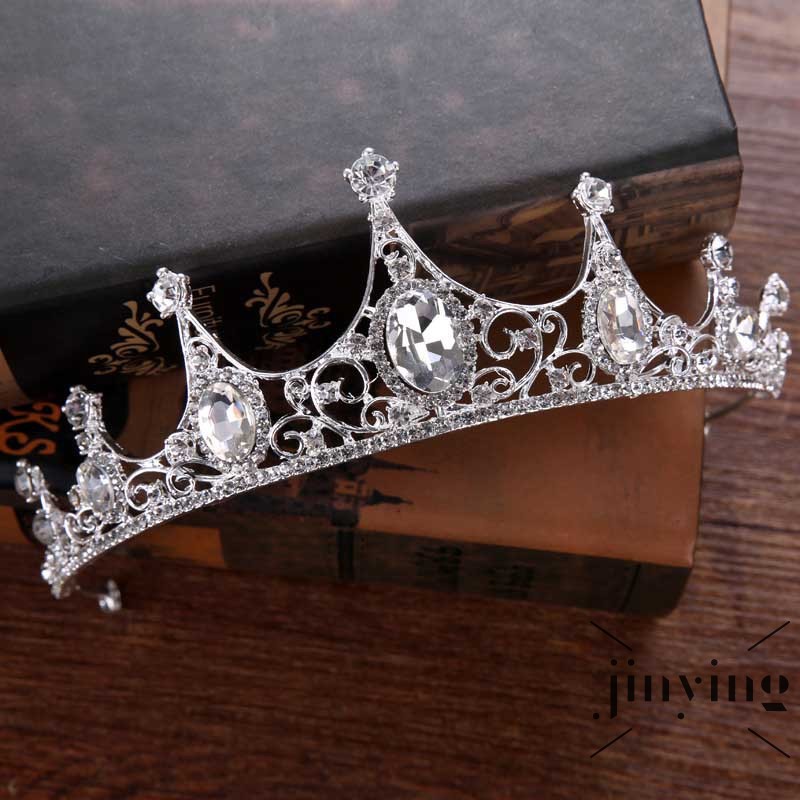 GETNOIVAS Vương miện công chúa đính kim cương sang trọng cho cô dâu
