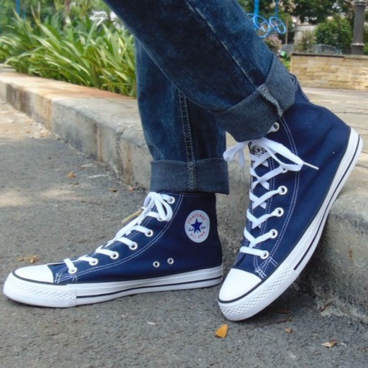 Giày CVS AllStar Classic Cổ Cao Nam Xanh Biển | BigBuy360 - bigbuy360.vn