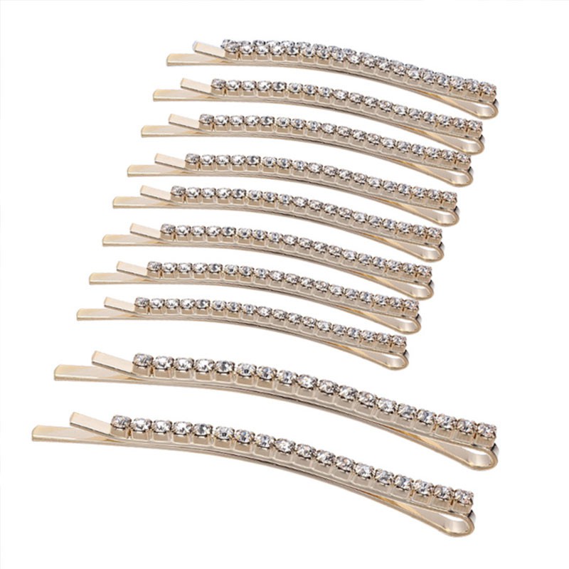 [HÀNG CÓ SẴN] Kẹp tóc đính hạt, pha lê sáng bóng phụ kiện trang sức