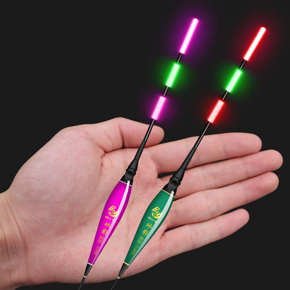 LANSEL 2 Phao Câu Cá Có Đèn LED Thay Đổi Màu Sắc