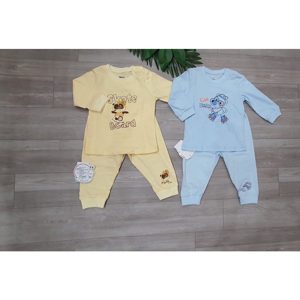 Dokma _Bộ cài vai dài tay mỏng bé trai/bé gái