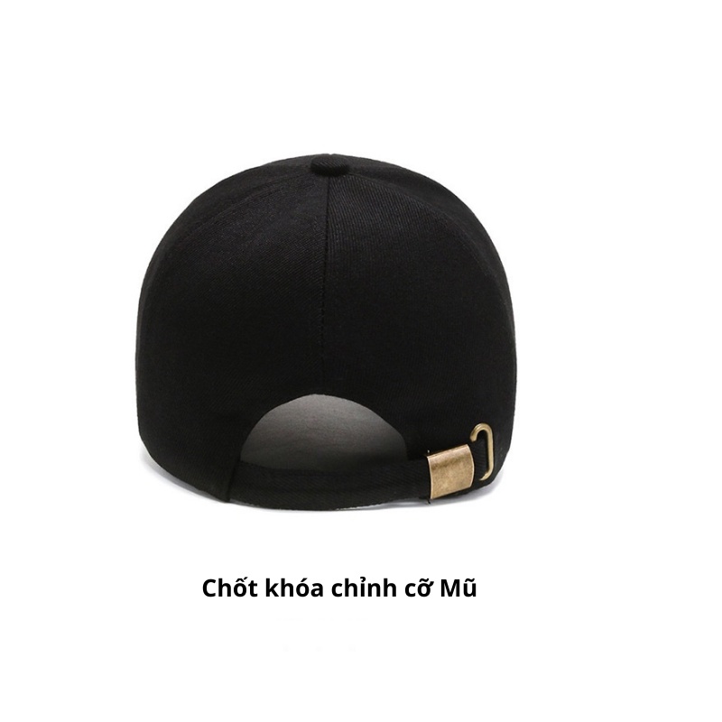 Mũ lưỡi trai nam nữ thời trang unisex Nón kết đẹp thêu chữ NY phong cách teen