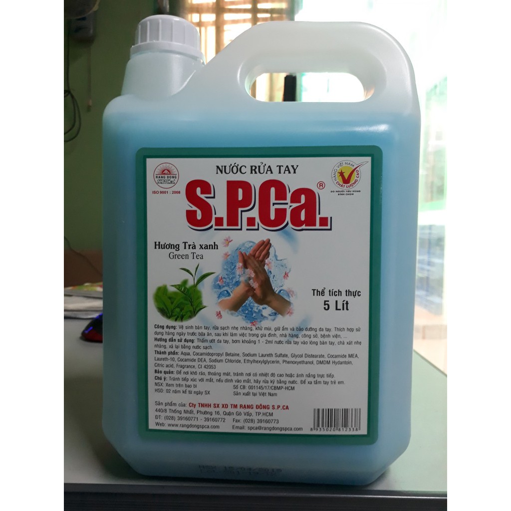 Nước rửa tay PAX SPCA can 5 lít siêu tiết kiệm giúp làm sạch tay dịu nhẹ, không gây khô da | BigBuy360 - bigbuy360.vn