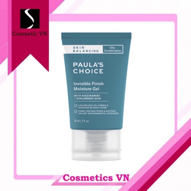 Kem dưỡng ẩm ban đêm cho da dầu – Paula’s Choice Skin Balancing Invisible Finish Moisture Gel