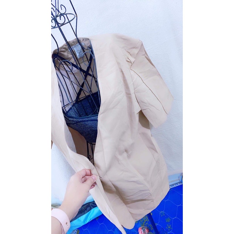 Áo khoác vest tay ngắn chất đẹp size M/L.TA57