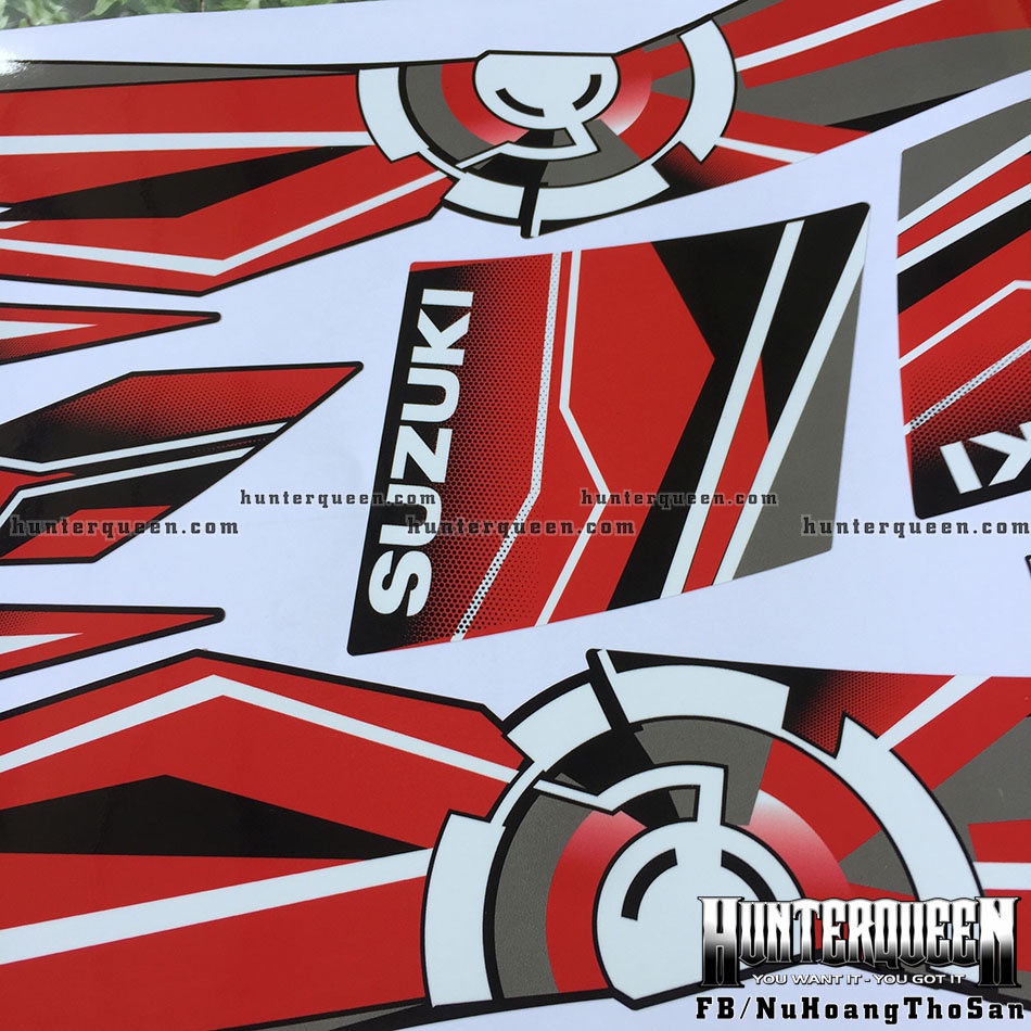 Tem chế X Bike đen đỏ. Thay đổi màu sắc và chi tiết theo yêu cầu. Sắc nét, bền màu