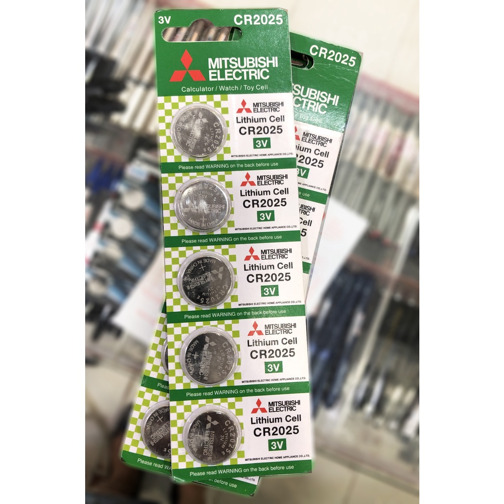 Pin cúc Mitsubishi/ Camellion/ Panasonic CR2016, CR2025, CR2032 - hàng chính hãng