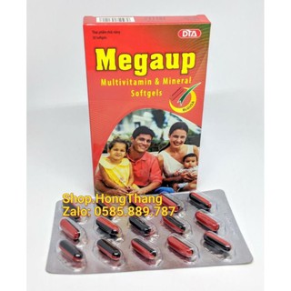 Megaup Bổ sung vitamin và khoáng chất cho cơ thể,người bị kiệt sức mệt mỏi, cảm giác yếu sức, giảm tập trung trí lực
