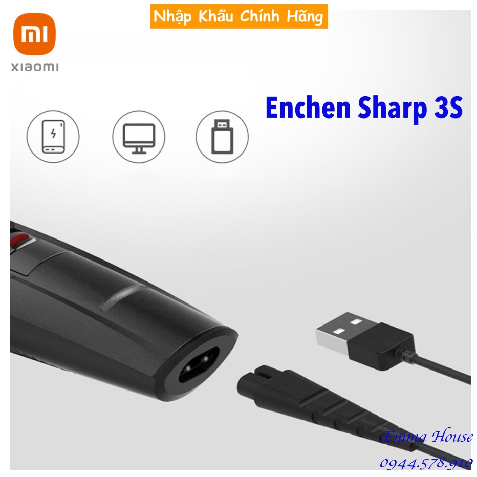 [Hàng Chính Hãng] Tông đơ cắt tóc Xiaomi Enchen Boost - Xiaomi Enchen Sharp 3S, Xiaomi Youpin phân phối