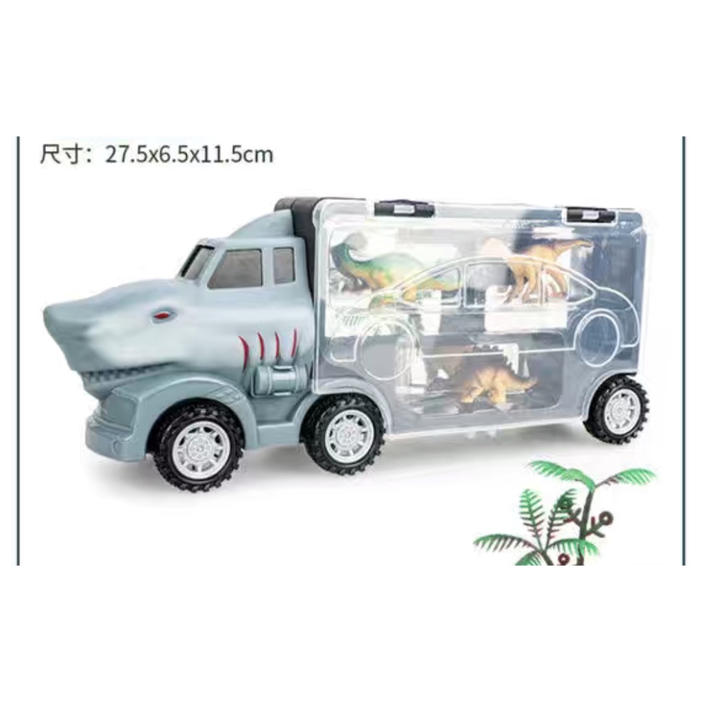 Xe Container Chở Khủng Long Cho Bé- xe đồ chơi trẻ em MH: L09
