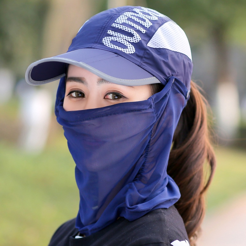 Nón Chống Nắng Toàn Diện Gắn Khăn Che Mặt OD L2161