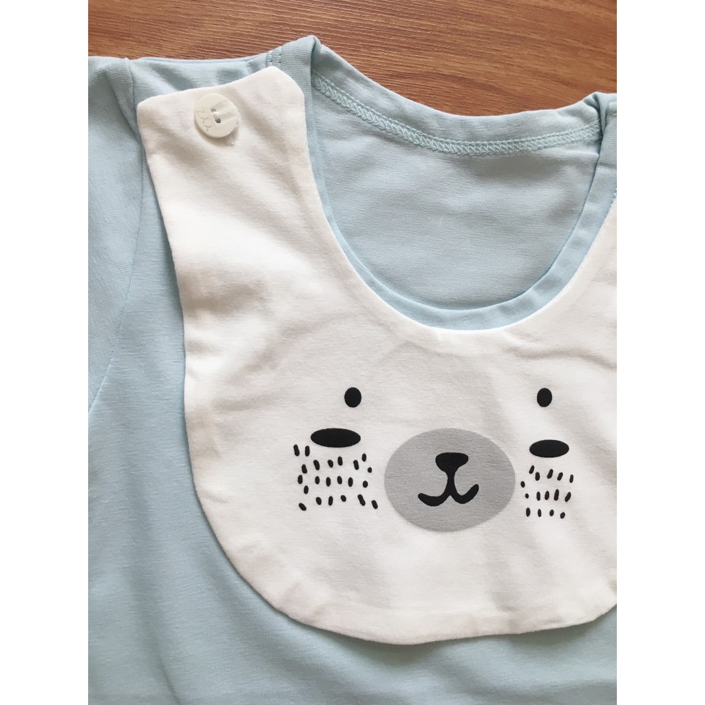 Bodysuit Hình Gấu Cưng Kèm Yếm Cute | BigBuy360 - bigbuy360.vn