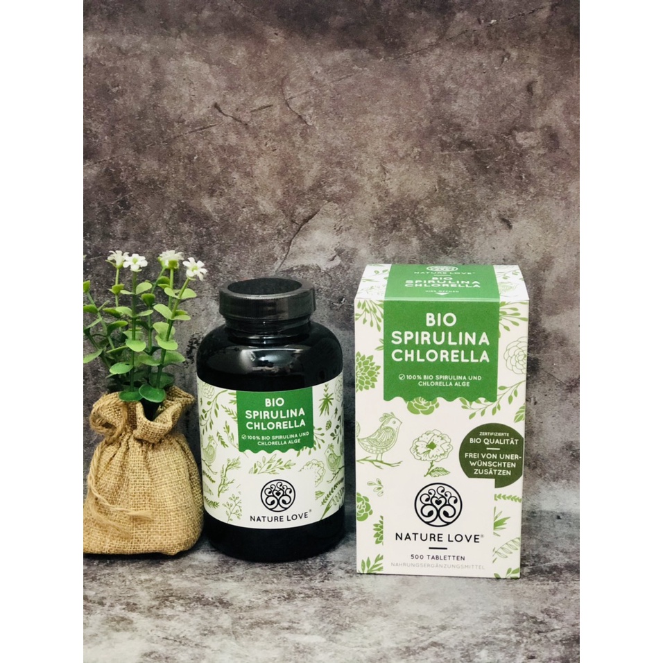 Viên uống protein nature love spirulina chlorella
