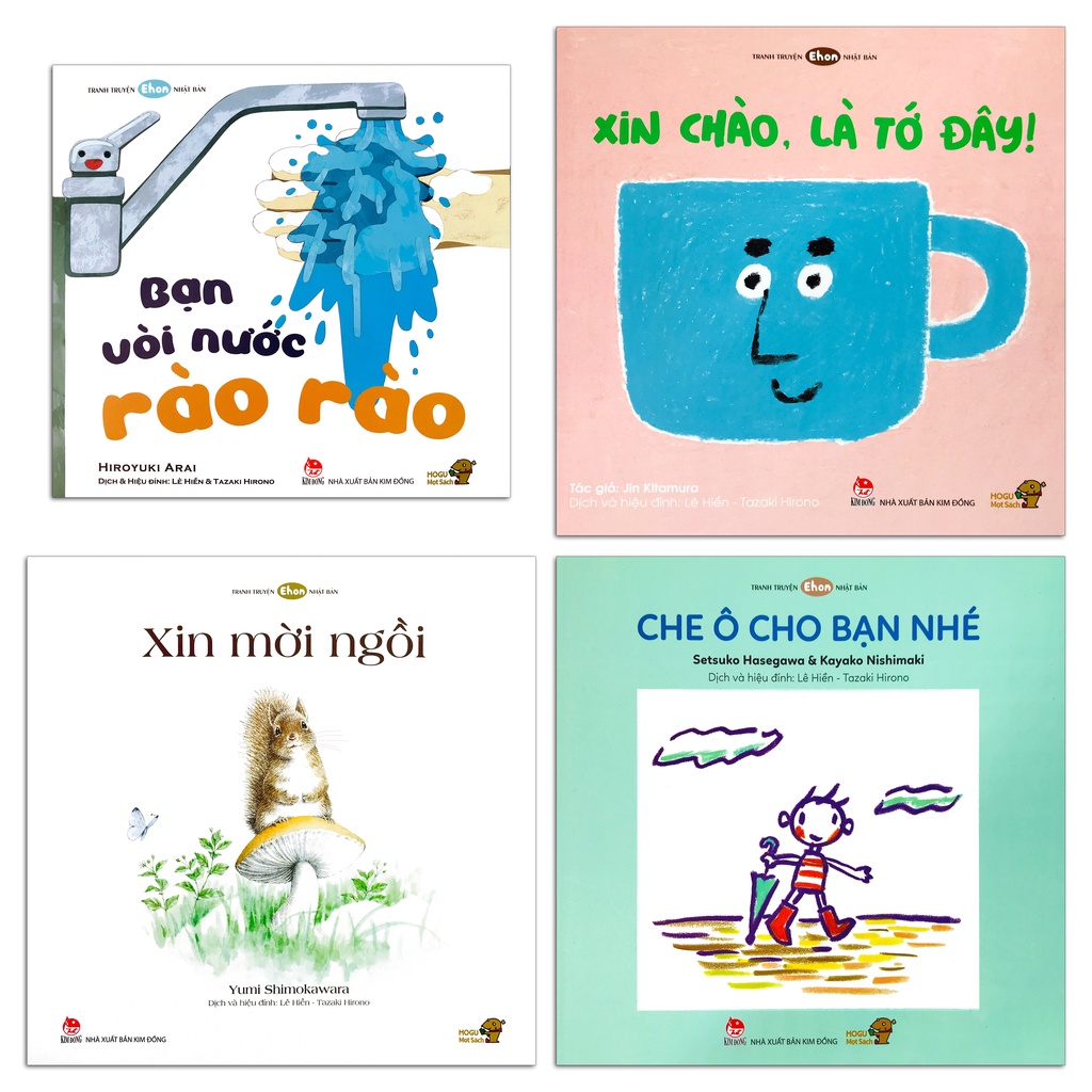 Sách Tranh Truyện Ehon Nhật Bản 0 3 tuổi Bé làm quen với Ehon (lẻ tùy chọn)