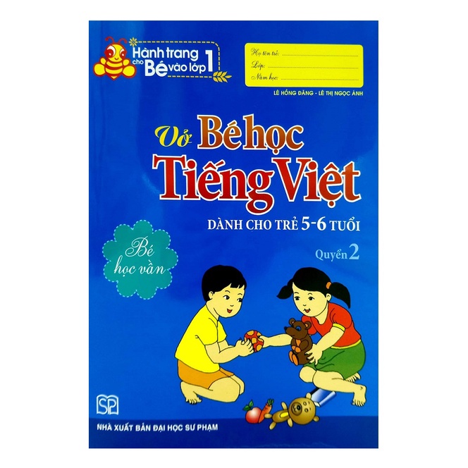 Sách - Hành Trang Bé Vào Lớp 1 - Vở Bé Học Tiếng Việt (Tập 1 + Tập 2)