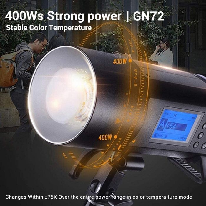 Đèn Flash Godox AD400 Pro TTL HSS 400Ws Tương Thích Nhiều Máy Ảnh Chống Nước Chống Bụi HL Studio