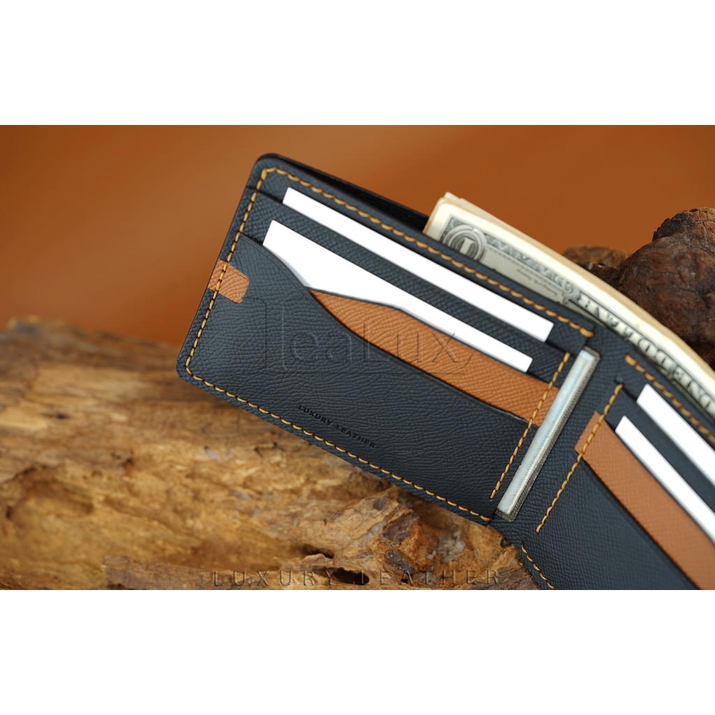 Ví Nam Da Epsom Dáng Ngang Handmade LEALUX Epsom Wallet 2
