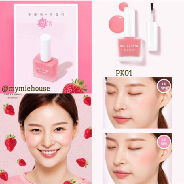 MÁ HỒNG JUICY PANG BLUSHER A'PIEU SALE 50%