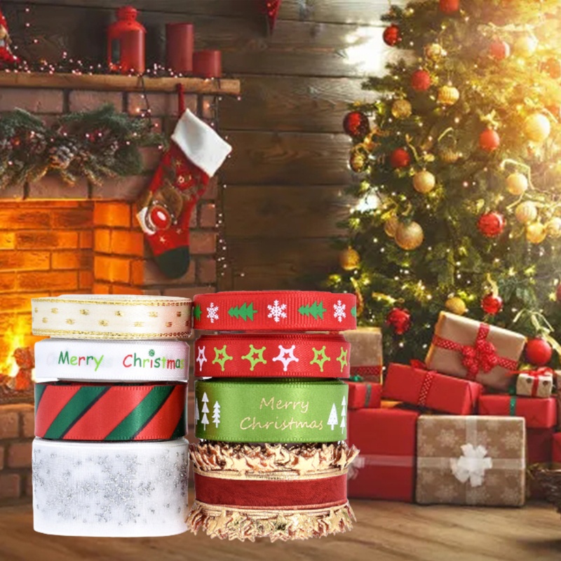 Cuộn Dây Ruy Băng Trang Trí Thủ Công Rộng 10 / 15 / 25mm